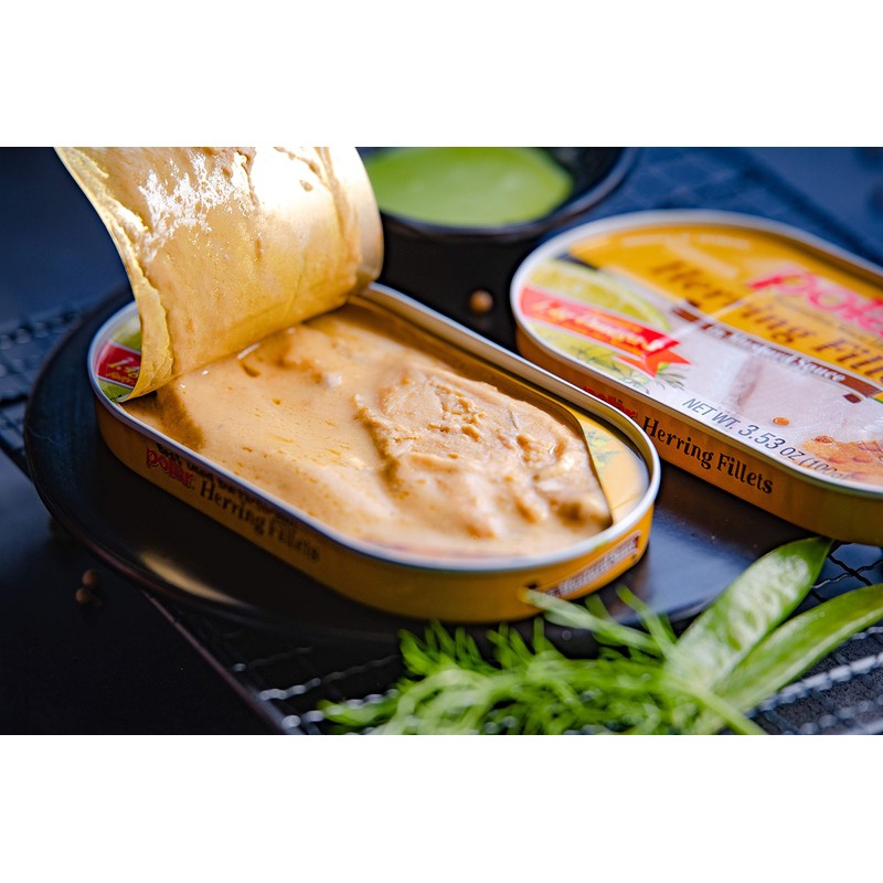 MW Polar Herring, Mustard Sauce, 3.53-Ounce (Pack of 18)