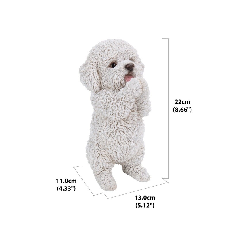 Hi-Line Gift Ltd. Dog Decor Poodle Garden Statue, Garden Decoration,