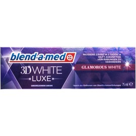 5 x Blend-a-med 3D White Luxe Glamorous White Toothpaste 75 ml