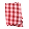 Rumyve Red and White Checkered Table Cloth,Washable Check Fabric Tablecover,Plaid