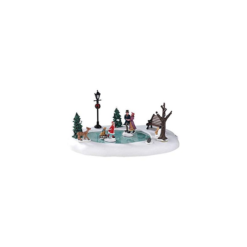 Lemax Victorian Skaters, Battery Operated (4.5V) #94527