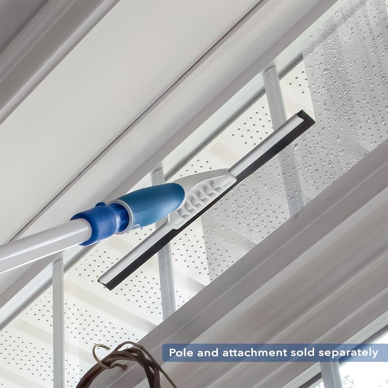 Unger 12” Glass & Surface Squeegee – Multipurpose Rubber Blade