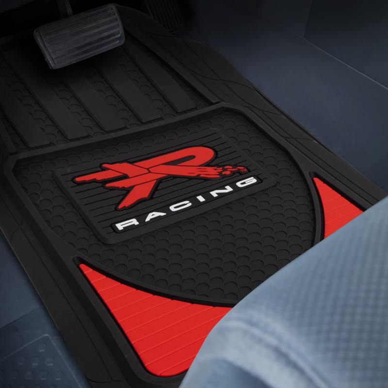 Plasticolor 001779R04 WeatherPro R Racing Red and Black Front Floor