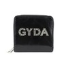 Jada GY-W291 Women's Bi-Fold Wallet, Rhinestone Logo, Mini Wallet, Denim,