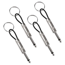 Set of 4 Guitar Plug Key Ring for Marshall JCM800, Guitar Plug Key Ring for Marshall Key Board, Ideal for Wall Mounting in the Hallway or Music Room