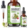 NaturePlanet Soursop Multivitamin Liquid Drops with 5000mg Soursop, Vitamin B...
