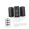 NOLITOY 4Pcs Vibration Speaker Base Pad Alloy Isolation Feet for