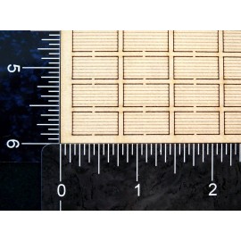 Unbranded 30 N Scale 4’ x 8’ Sheets T1-11 Plywood Lumber Loads Construction Site Wood