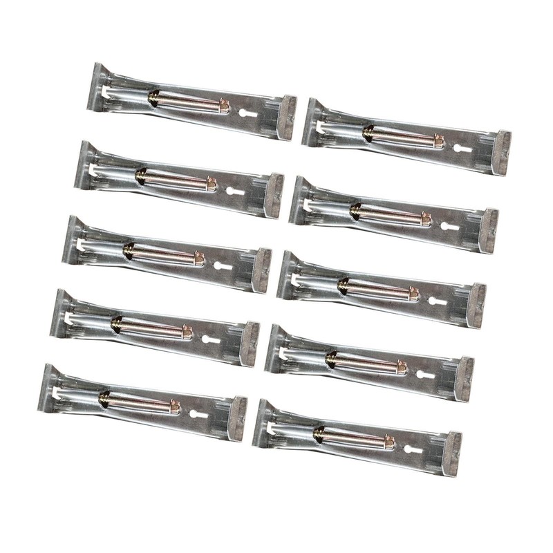 Folpus 10Pcs Gutter Hangers 5 inch Easy Install Accessories Heavy