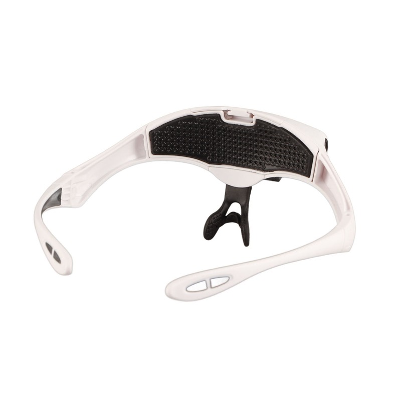 Head Mounted Magnifying Glass 2pcs LED Light Adjustable Rechargeable Headband