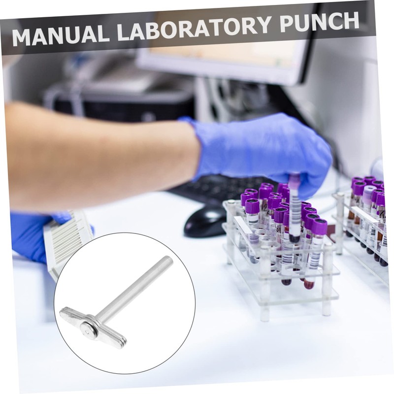 MAGICLULU 4Pcs Laboratory Rubber Stopper Hole Puncher Set Manual Drilling