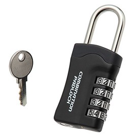 nomuratekku Dial Padlock with Reset Function padorokku RK as 4 Row Notebook (10,000) Very & Small Keys Same Key Type N – 1287