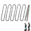 GIONAR 6 Inch Mini Chainsaw Chain Set, 5PCS Replacement Chain