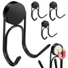 4pcs Magnetic Hooks Strong Magnets Neodymium Pin Magnet Hooks Wall