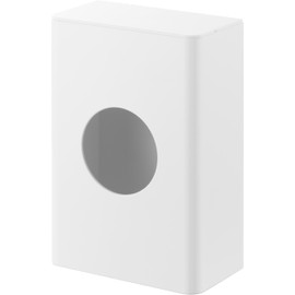Yamazaki 10466 Film Hook, Drain Net, Holder, White, Main Unit: W 4.8 x D 2.8 x H 7.7 inches (W 12.2 x D 7.1 x H 17.7 cm) (not including film hook), Tower Tower, Floating Storage, Drain Net, Easy Access