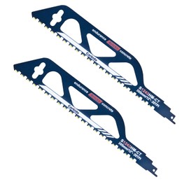 ONEVAN Reciprocating Saw Blades, 2 Pieces 305 mm Universal Foxtail Saw Blades Reciprocating Saw Blades for Stone, Aerated Concrete, Wood, Metal, Brick, Concrete