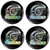 SkinoEu 4 x 65 mm Sticker for Hub Caps Hub
