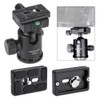 VBESTLIFE Magnalium Mini Tripod Ball Head Mount Stand with Quick