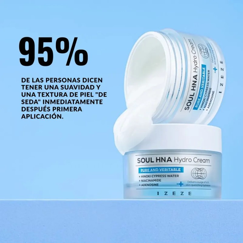 Crema Facial IZEZE Coreana Hydro con Niacinamida y Centella Asiática