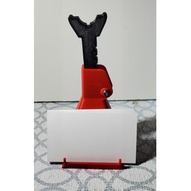 3D-Printed Jack Stand Phone/Business Card Holder – Custom Colors, Functional