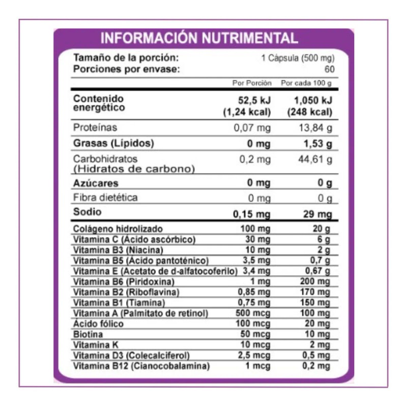 Multivitamnico Mujer WH-Multi-M Widl Health Colgeno Hidrolizado 60 Cpsulas
