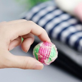 8 Pcs Washing Balls Lint Filters Cleaning Ball Reusable Washing Machine Lint Filters Anti-winding Floating Pet Hair Remover Washing Machines Hair Catcher Balls for Laundry（Random Color）