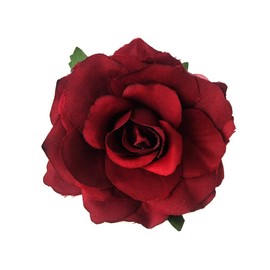 Broche de flores para el pelo de rosa, broche de pelo para bailarina, rosa, 1 Count (Pack of 1), Metal