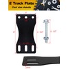 12 Pcs E-Track Rail Mounting Back Plate E Track Plate