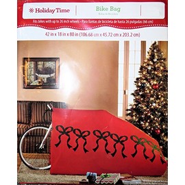 Large Bike Gift Bag Red with Bows 42x18x80 Inches