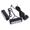 24W 12V 8LED Strobe Lights Bar High Brightness Warning Caution