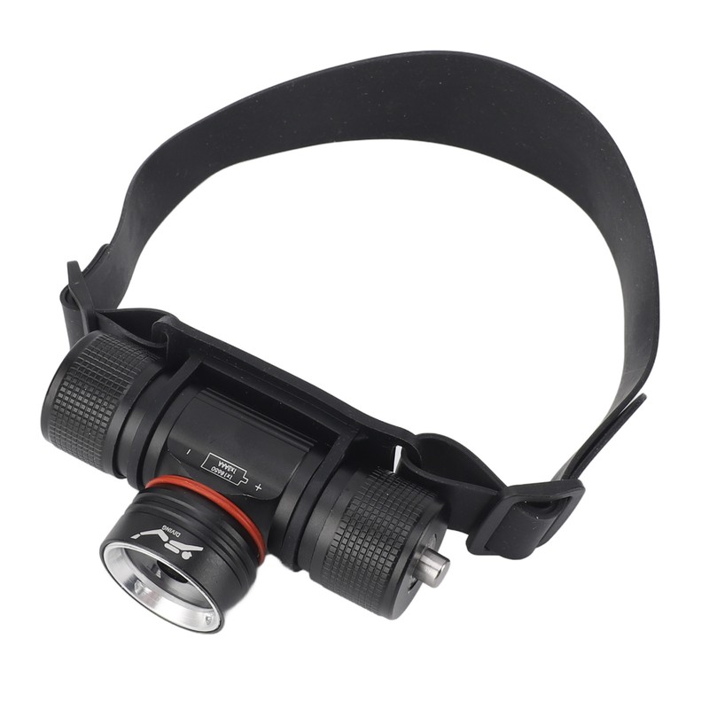 Diving Headlamp Flashlight IPX68 Waterproof Super Bright 1200LM 3 Light