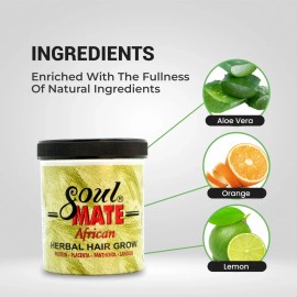 Crema Para El Crecimiento Del Cabello Soul Mate Soulmate Afr