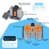 Zylopa 9pcs Technic-Motor Power-Function Kit IR-Receiver-Remote-Control AA Battery-Box-Switch-Light-Extension-Cord