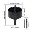 Rannb 2-1/4" Dia Hole Saw Bi-Metal Hole Cutter for Thin