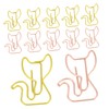 DOITOOL 30pcs Creative Cat Shaped Paper Clips Cute Metal Clips