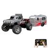 Flashstar Mini Rc Truck, 1:64 Scale Monster Truck Remote Control