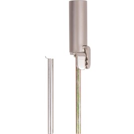 Stone Harbor Hardware Hinge Pin Door Closer, Satin Nickel