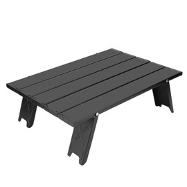 Mini Portable Aluminium Alloy Folding Table Outdoor Camping BBQ Picnic Table Black