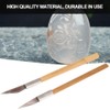 2Pcs Agate Burnisher for Gold Stone Setting Tools Burnishing Tool