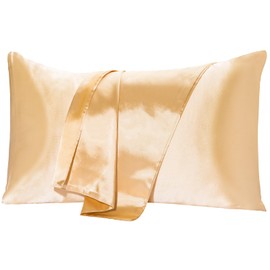 Silk Pillowcase 43 63 Double-Sided Silk, Washable, Pillow Case, Envelope Type, Pillowcase for Beautiful Skin, Beautiful Hair, Anti-Static, Reduces Friction, Sleep Good, Dust Mites, Suitable for Four