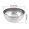 uxcell 101mm(3.98") Dia. Decorative Hollow Half Cap Ball 304 Stainless