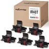 myCartridge Replacment for IR40T IR-40T Ink Ribbons,Black and Red,5 Pack