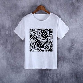 Reusable Mandala Floor Stencil Set of 6 (6 x 6 inch) Painting Stencil, Laser Cut Painting Template Floor Wall Tile Fabric Wood Stencils DIY Decor (White-BB(6 Pack))