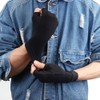 RiToEasysports 1 Pair Compression Arthritis Copper Fingerless Sports Gloves for