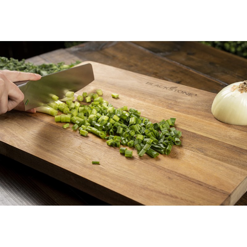 BLACKSTONE 5595 Solid Acacia Wood Griddle Cutting Board with Feet