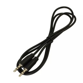 My Cable Mart 3ft 3.5mm SLIM Mini-Stereo TRS Male to Male Speaker/Audio Cable  Black