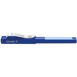 Schneider Base Fountain Pen Writing Medium, Large, Blue, Packaged in transparent individual box