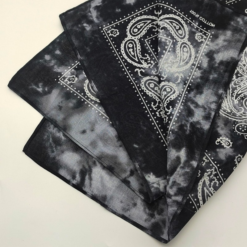 Trifong Bandana, Unisex, 100% Cotton, Cashew Nut Pattern, Paisley Handkerchief,