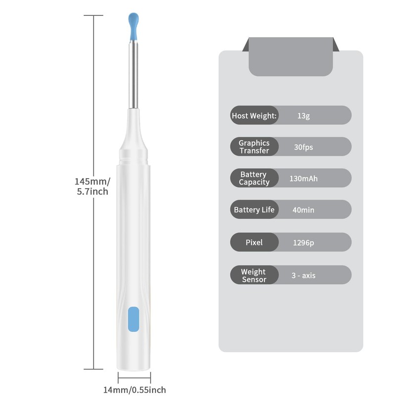 Wax Removal Tool for Ears, Earwax Remover Tools with 1080P