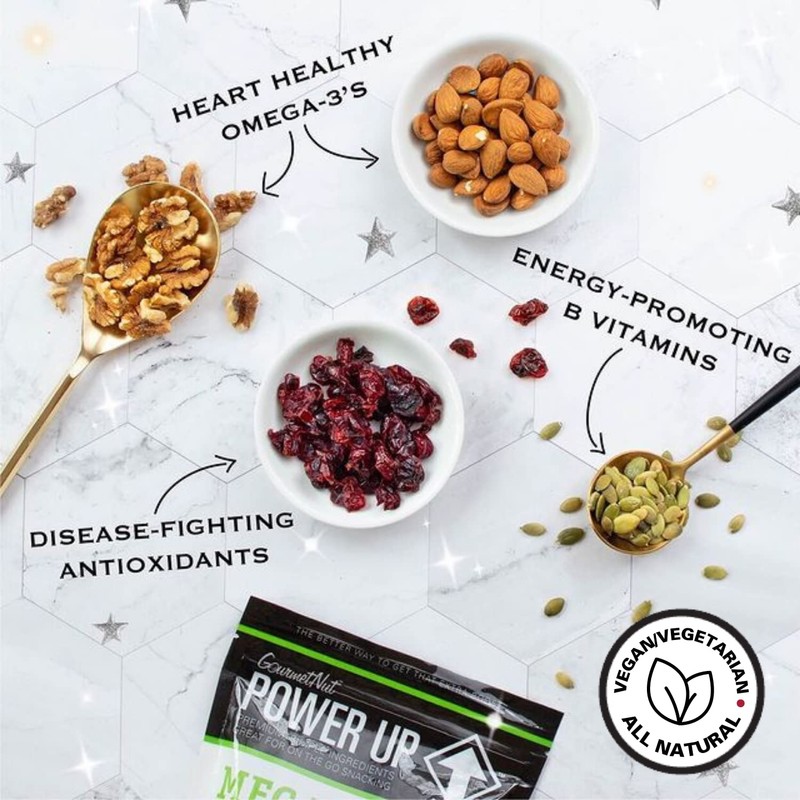 GourmetNut Power Up Trail Mix, Mega Omega Trail Mix 26